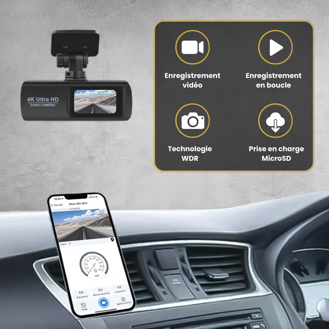 CamRoadElite™ 4K Dashcam