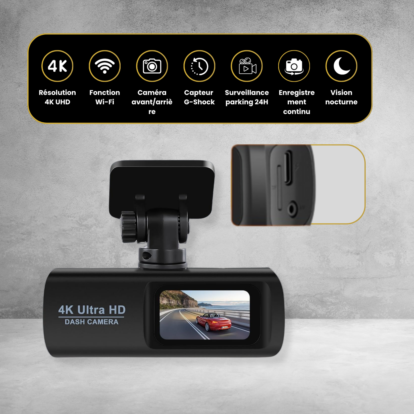 CamRoadElite™ 4K Dashcam